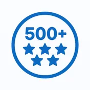 five star reviews icon
