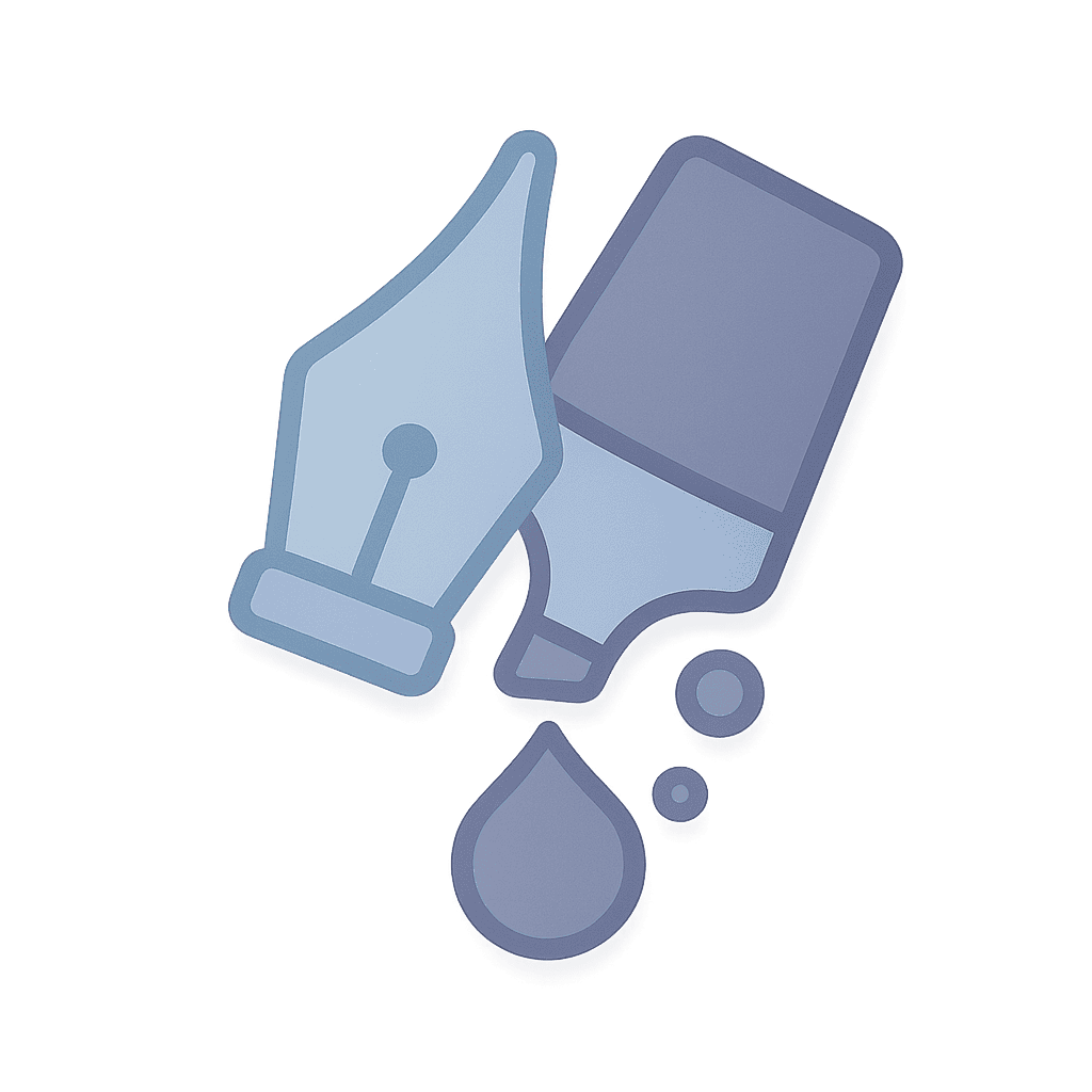 Ink Marker Paint Stain Icon