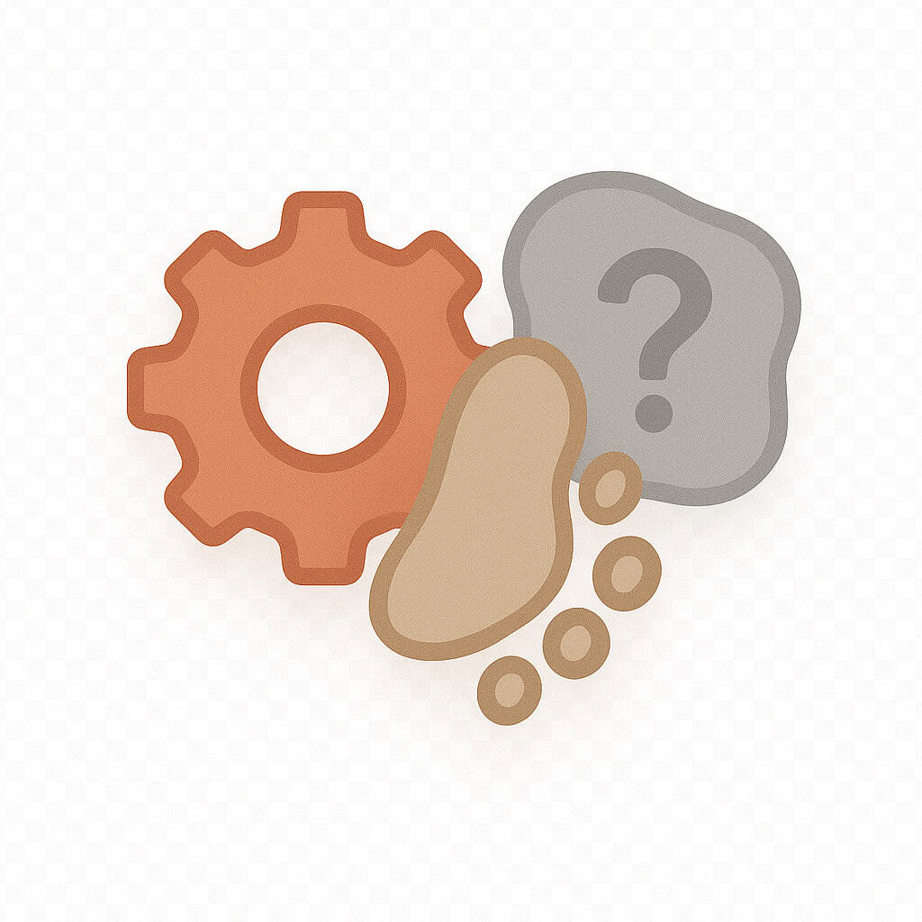 Rust Dirt Mystery Stain Icon